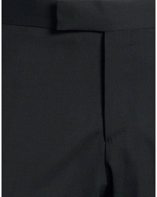 Lardini Black Pants Wool, Elastane for men