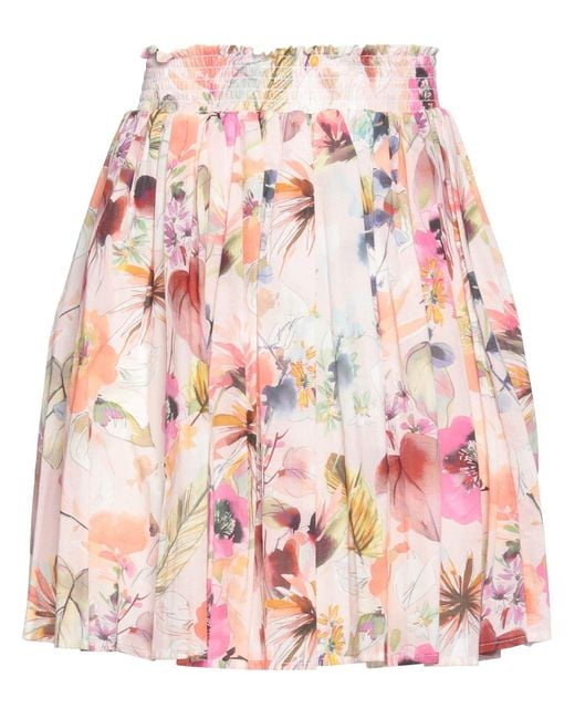 Twenty Easy By Kaos Pink Mini Skirt