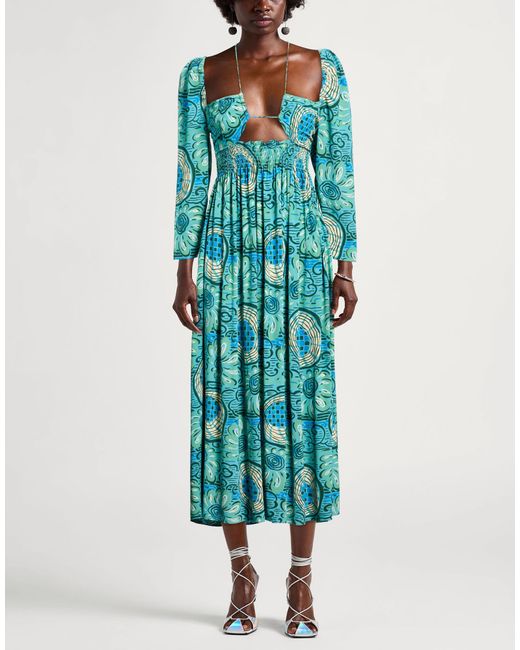 RHODE Blue Midi Dresses