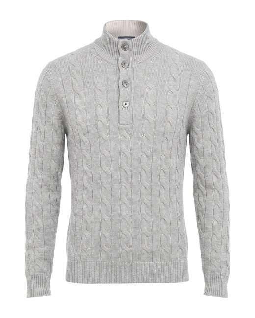 Pullover di Barba Napoli in Gray da Uomo