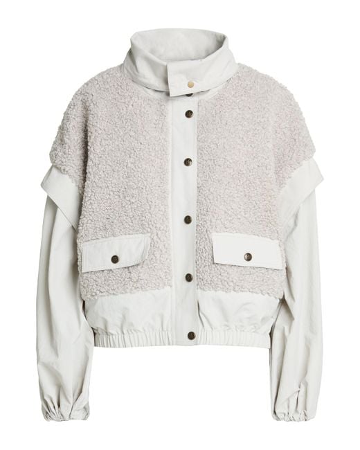 Ulla Johnson White Shearling & Teddy