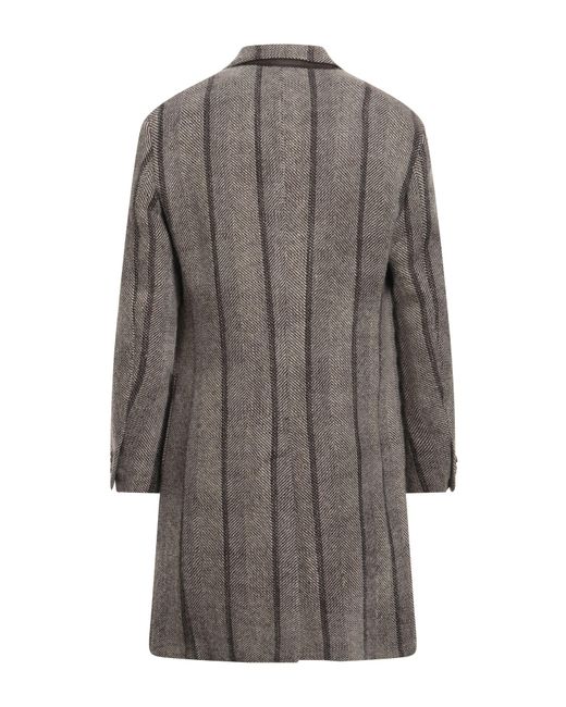 Lardini Gray Coat Wool for men