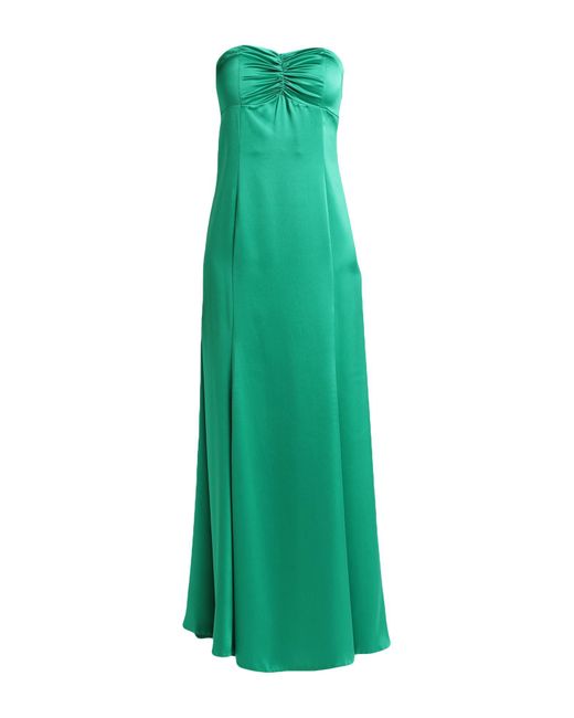 ACTUALEE Green Maxi-Kleid