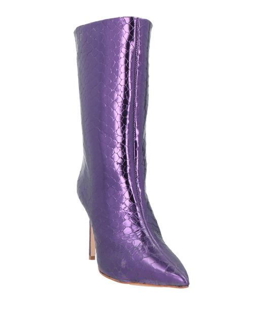 SCHUTZ SHOES Purple Ankle Boots