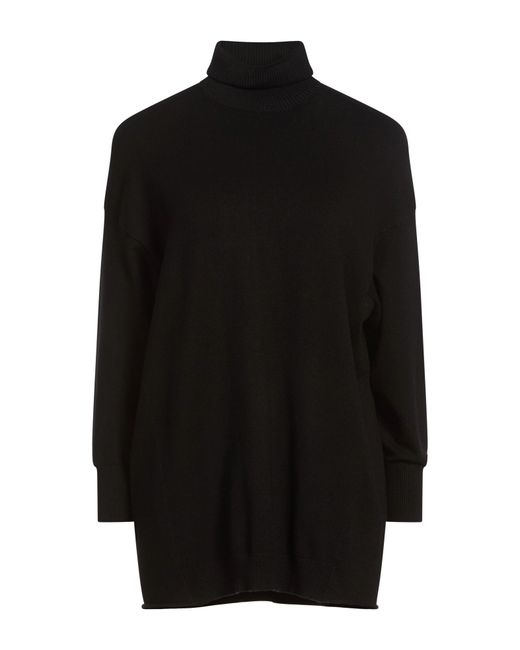 Marella Black Turtleneck Viscose, Polyamide