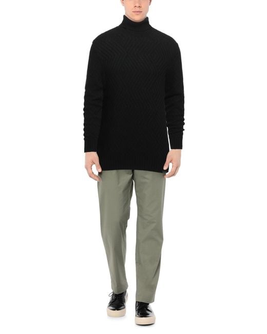Brooksfield Black Turtleneck for men