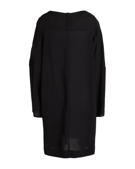 Rick Owens Black Mini Dress