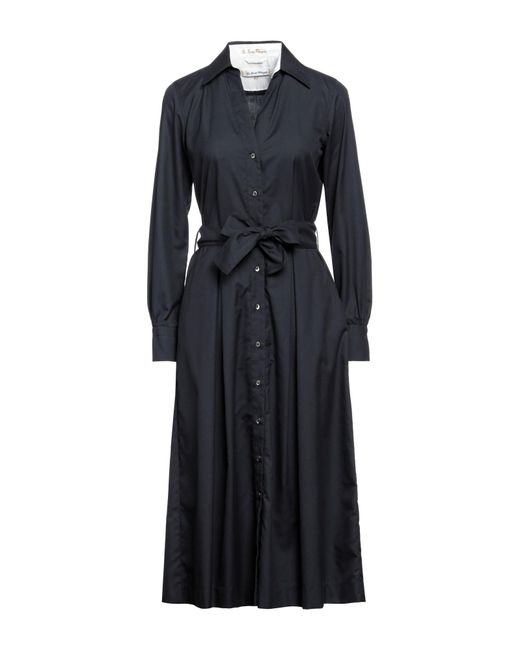Le Sarte Pettegole Black Midi Dress
