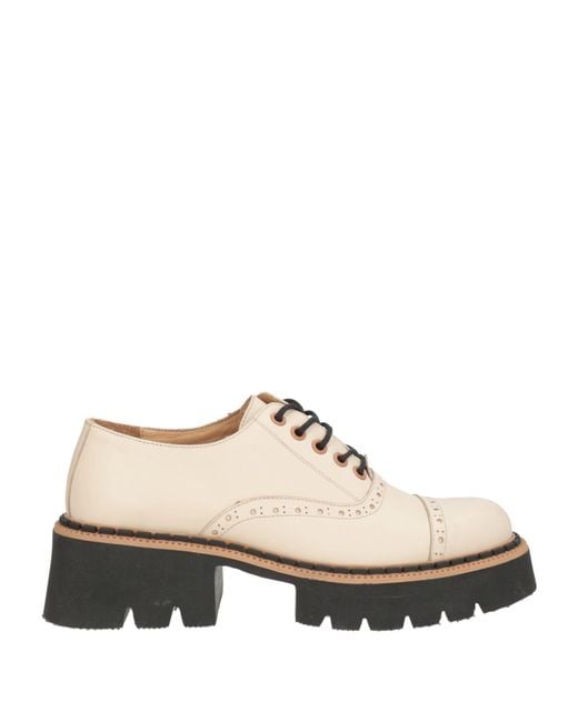 Cerruti 1881 Natural Lace-Up Shoes