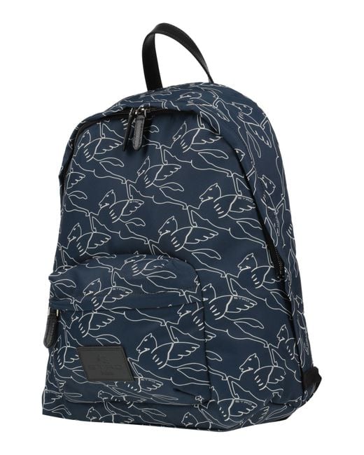 Etro Blue Backpack