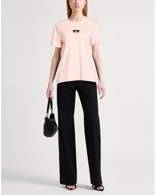 Karl Lagerfeld Pink T-shirt
