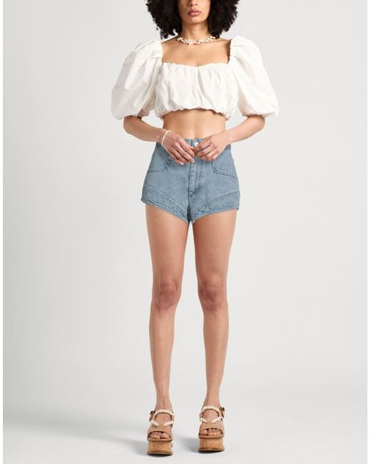 Isabel Marant Blue Denim Shorts