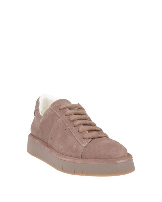 Palomitas By Paloma Barcelo' Brown Chris Antique Rose Sneakers Leather