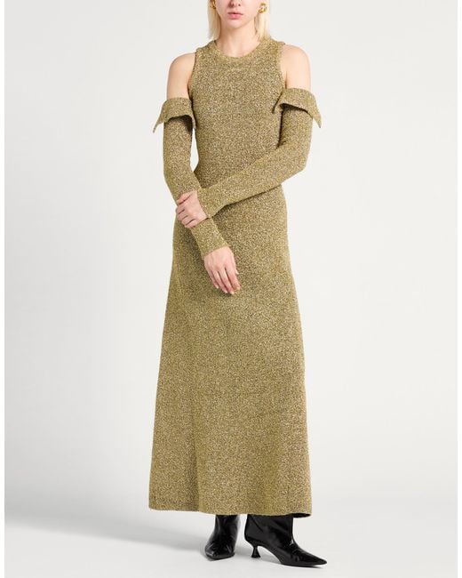 Ganni Natural Maxi Dresses