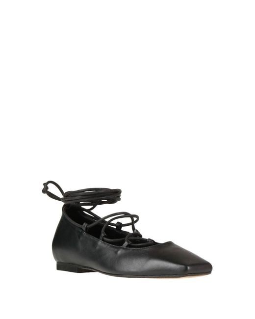 Divine Follie Black Ballet Flats