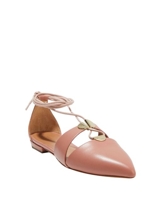 Emporio Armani Pink Ballet Flats