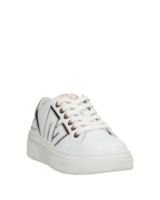 Emanuélle Vee White Sneakers Leather