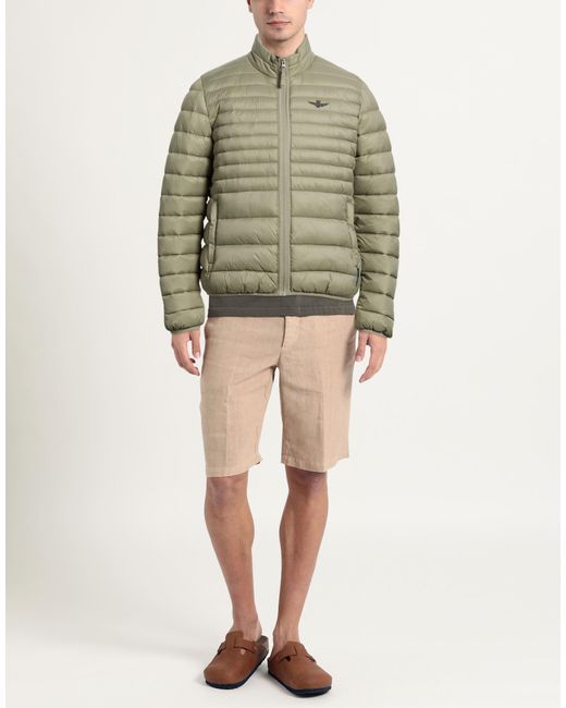 Aeronautica Militare Green Puffer for men