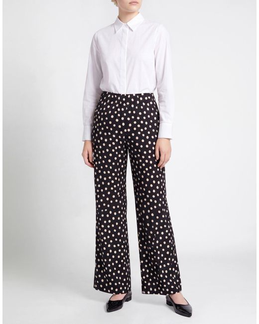 Shirtaporter White Midnight Pants Viscose, Elastane