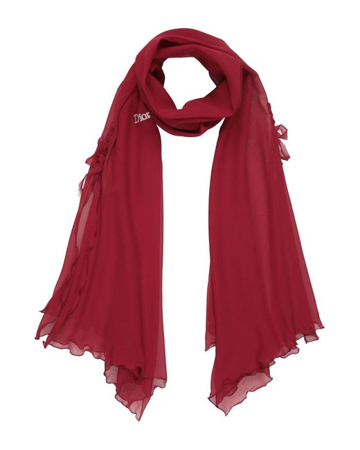 Dior Red Scarf