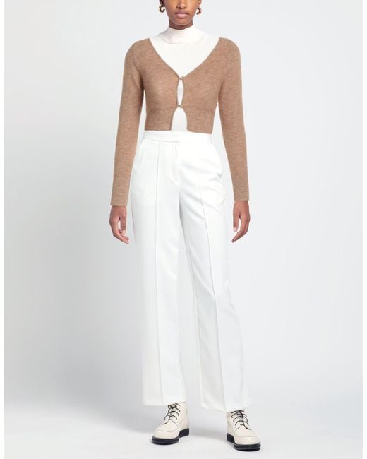 Jacquemus Natural Le Cardigan Alzou Cropped Cardigan