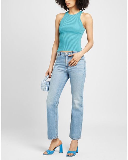 Ganni Blue Top