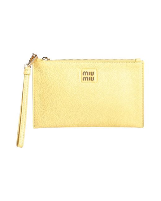 Miu Miu Yellow Handbag