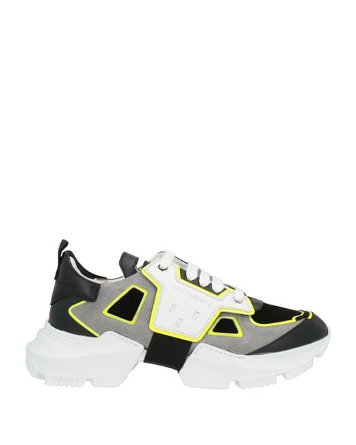 Les Hommes Green Sneakers Leather for men