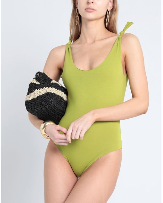 ISOLE & VULCANI Green One-piece Swimsuit