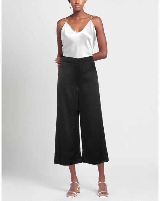 European Culture Blue Cropped Pants