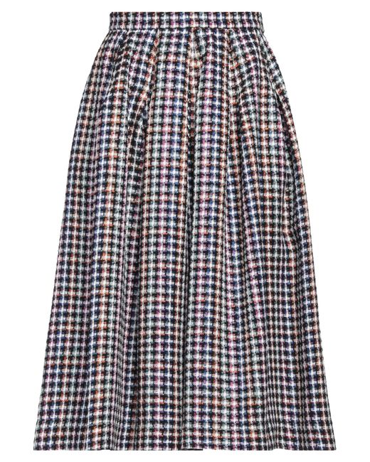 Carolina Herrera Blue Midi Skirt