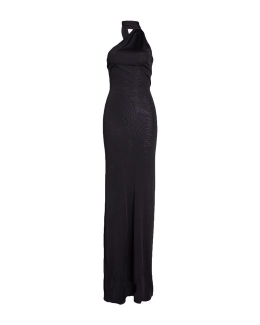 Galvan Black Maxi Dresses