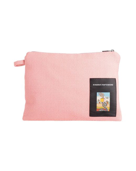 Raf Simons Pink Kvadrat/ -- Handbag Wool, Nylon