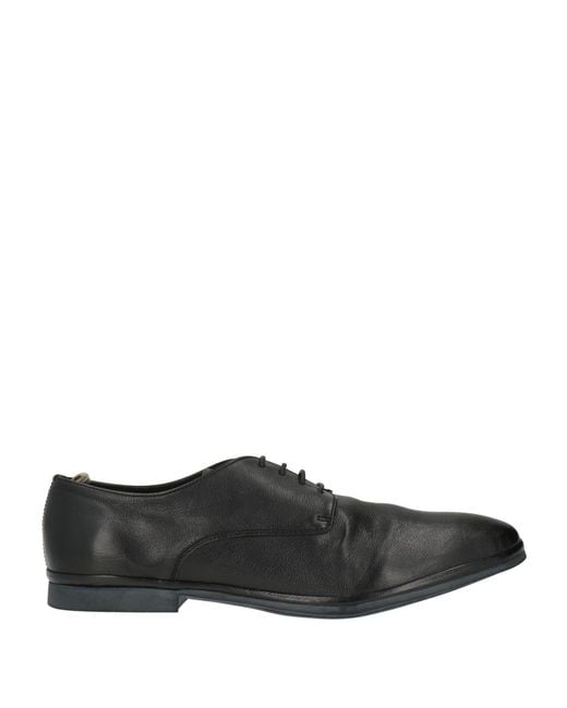 Officine Creative Black Lace-Up Shoes Leather for men