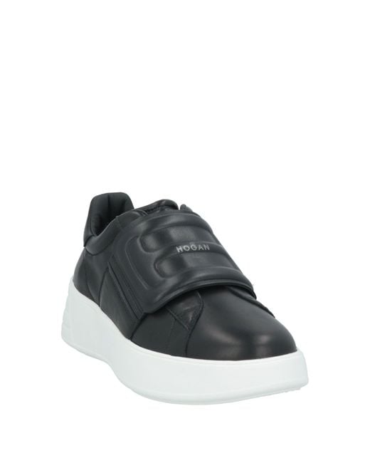 Hogan Black Sneakers Leather