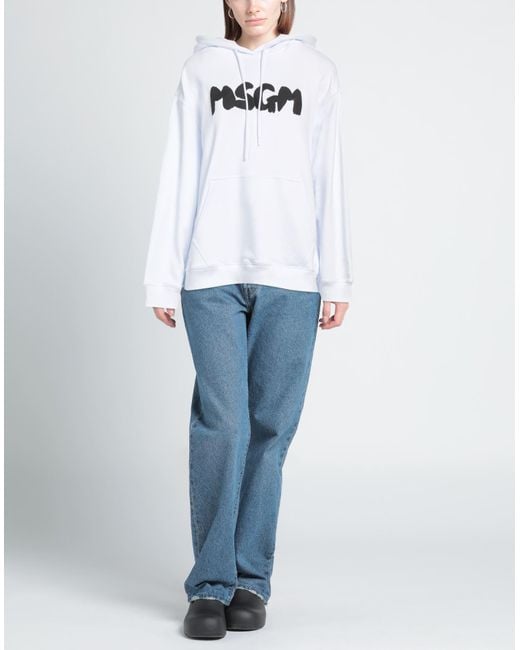 MSGM White Sweatshirt