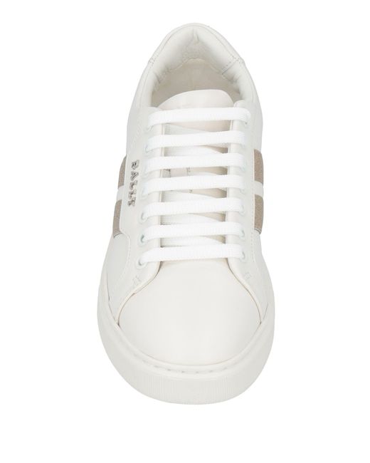 Bally White Trainers