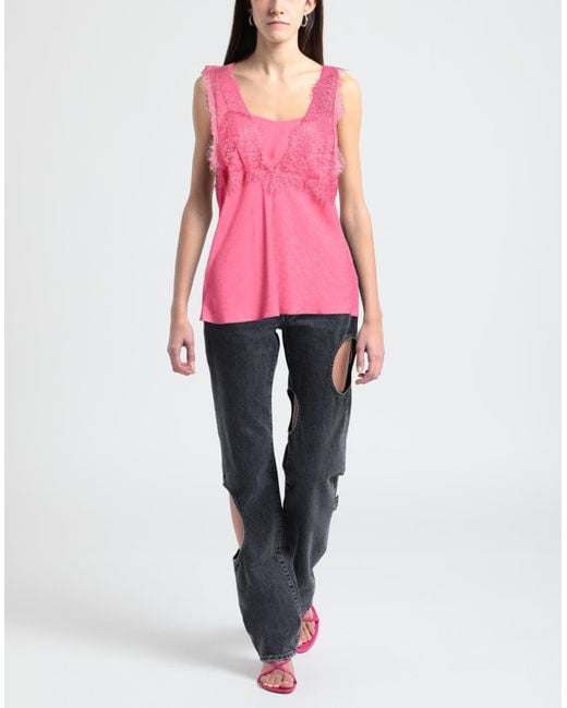 Top Pinko de color Pink