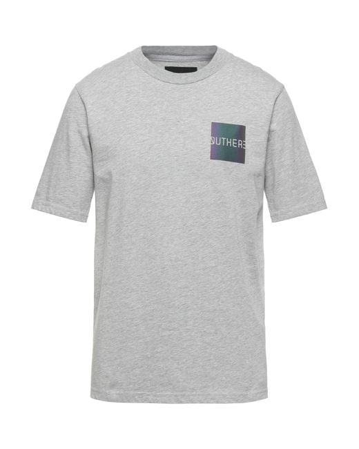 OUTHERE Gray T-Shirt Cotton for men