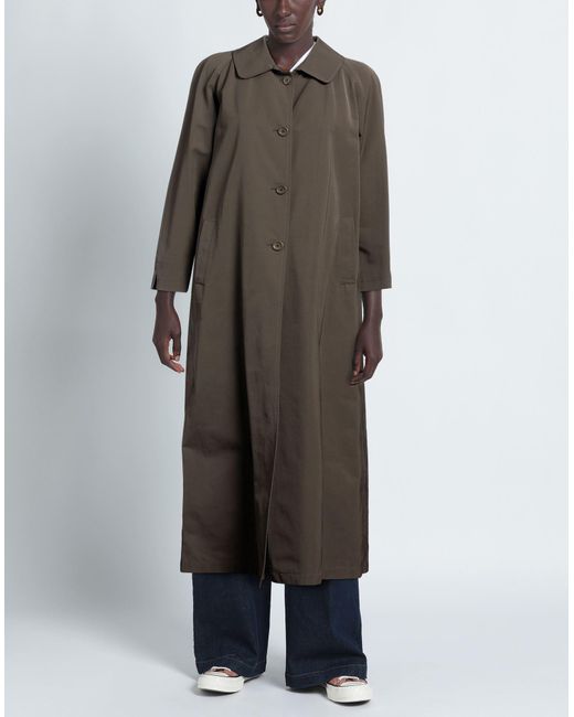 Herno Gray Overcoat & Trench Coat