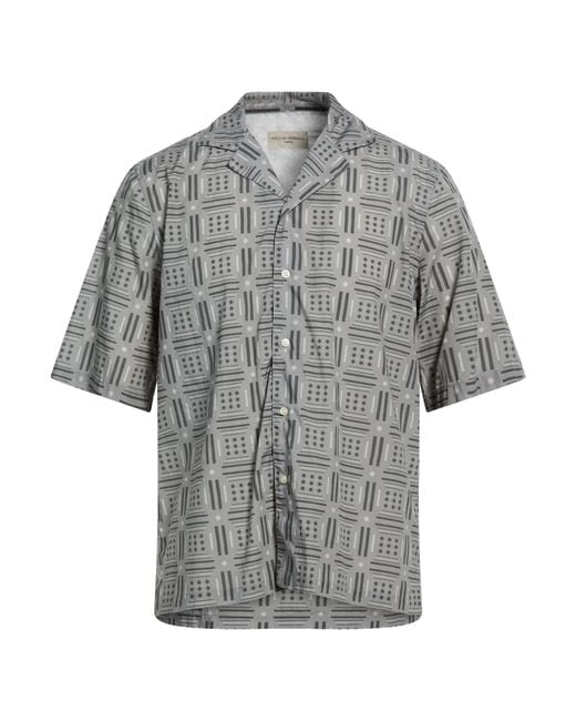 Officine Generale Gray Shirt for men