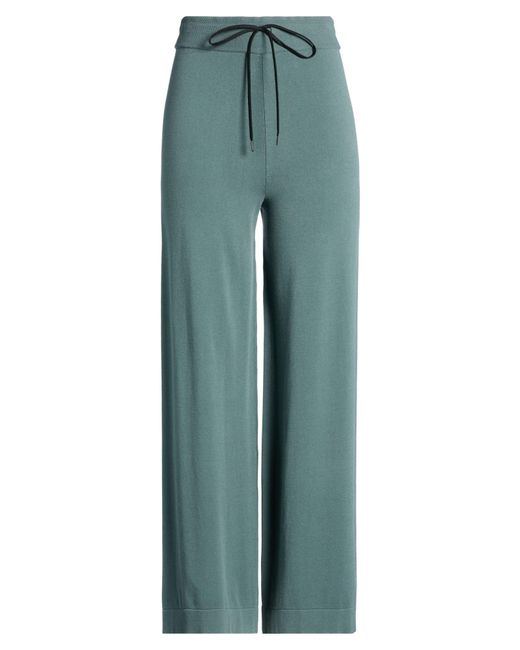 Isabel Benenato Blue Pants Viscose, Polyester
