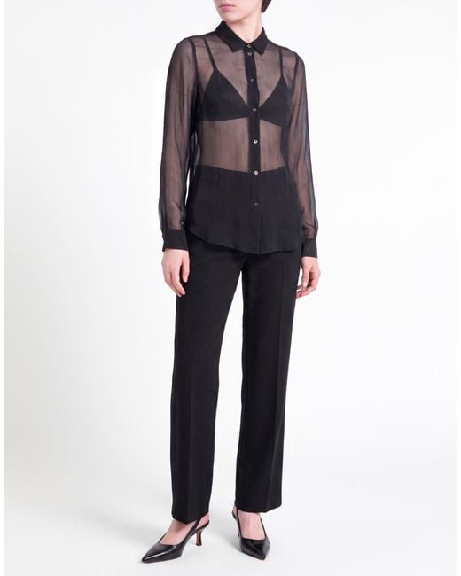 Aspesi Black Midnight Shirt Silk