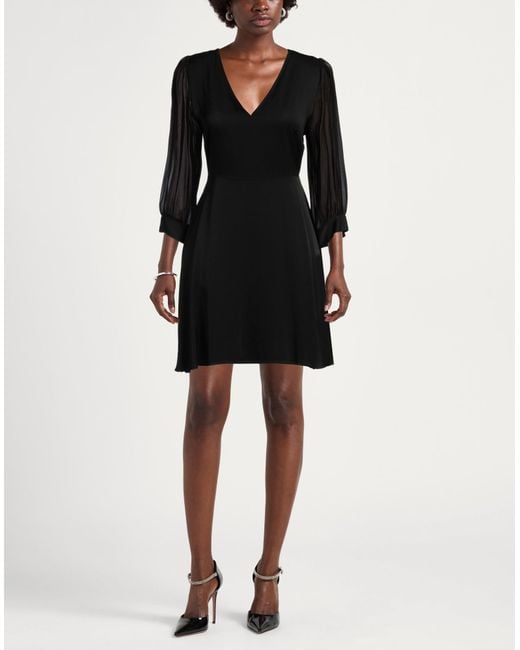 Hanita Black Mini-Kleid