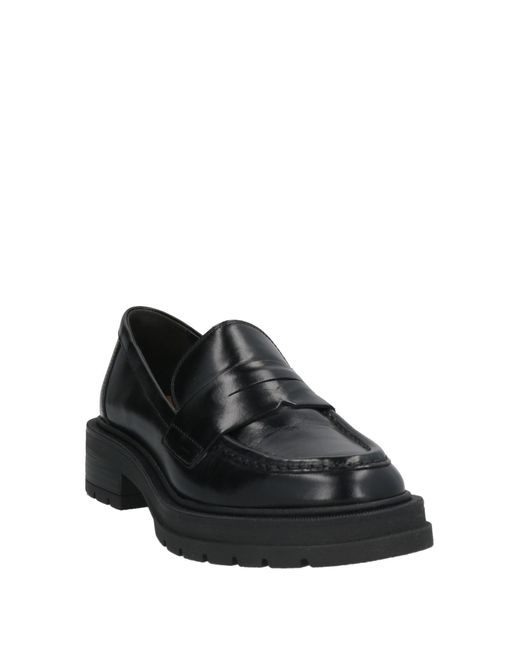Carmens Black Mokassin