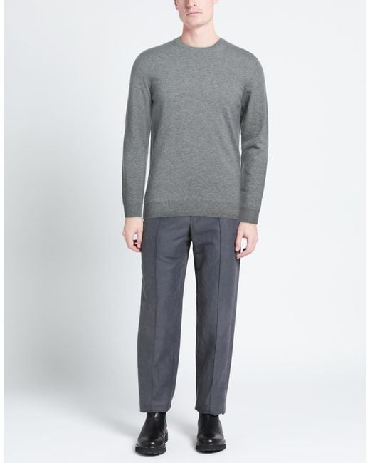 Alpha Studio Gray Sweater for men