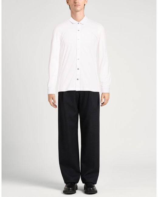 Alpha Studio Hemd in White für Herren