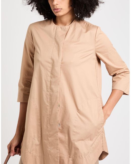 ALESSIA SANTI Natural Overcoat & Trench Coat