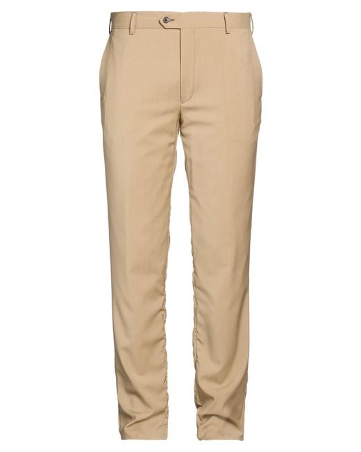 Brian Dales Natural Pants Wool, Polyester, Elastane for men