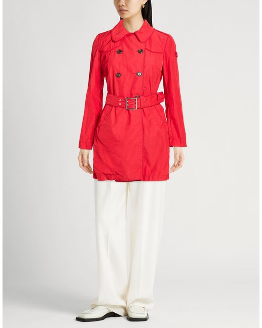 Peuterey Red Overcoats & Trench Coats